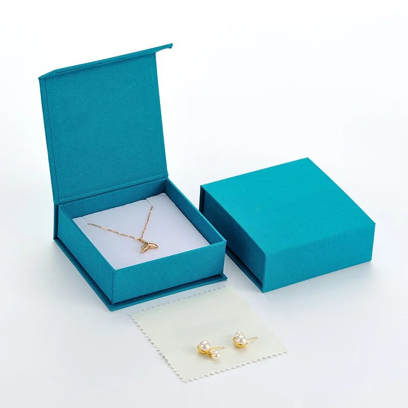 Luxury Square Matt Lamination Embossed Paper Box