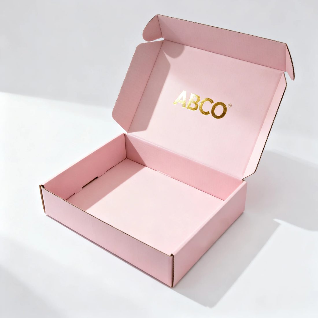 Corrugated Small Black Pink Mailer Mailing Gift Custom Boxes