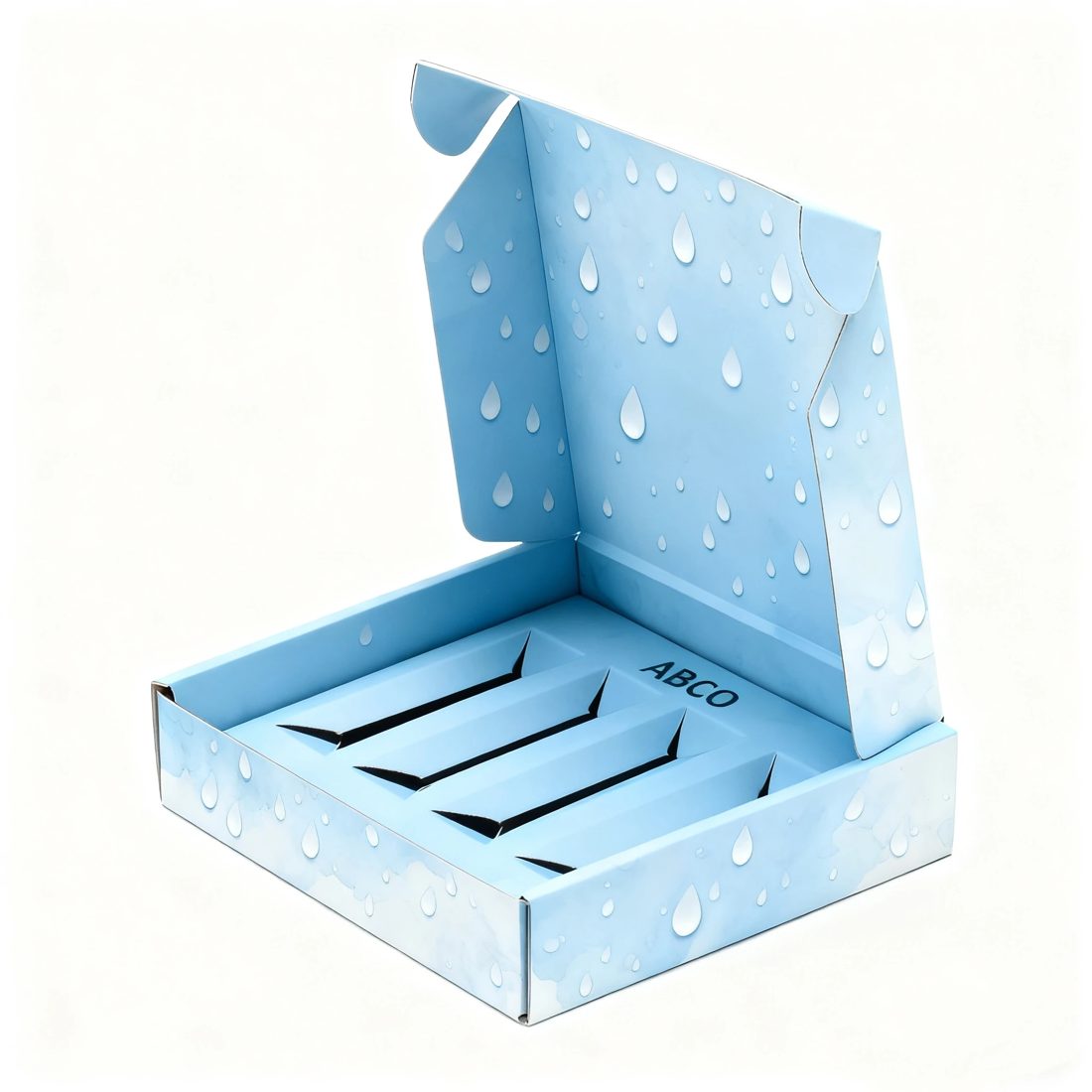 Custom Printed Embossed Self Erecting Paper Boxes