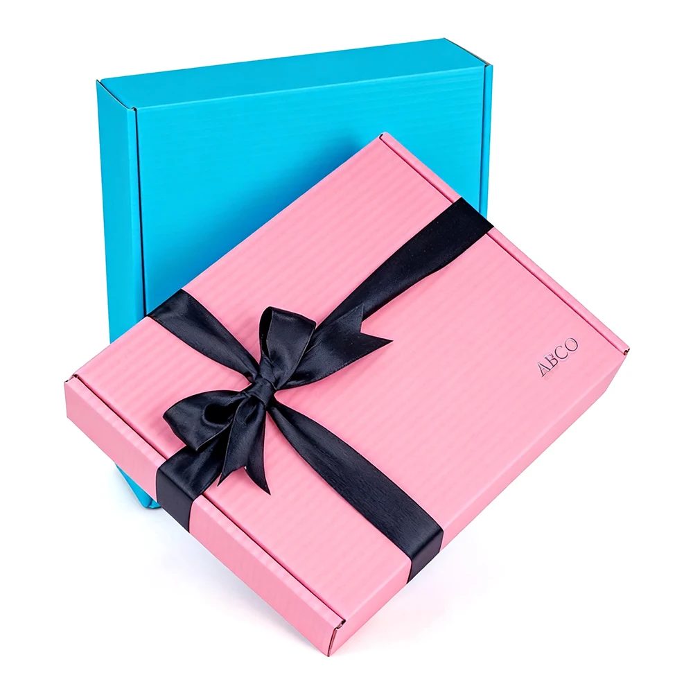 Ins Style Express Packing Clothing Box Color Plane Rigid Boxes