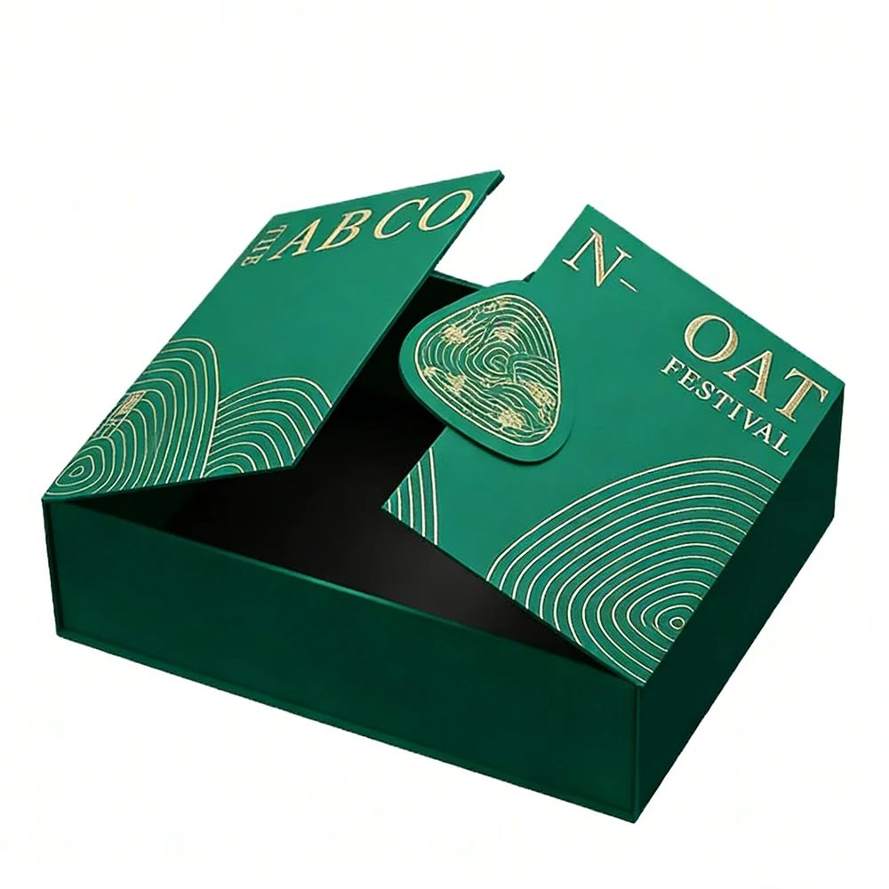 Commercial UV Advantage Hot Stamping Logo Foil Double Opening Gift