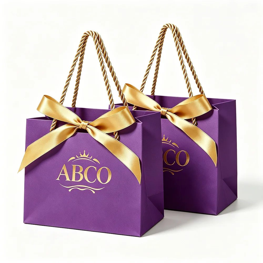 Ivory Board Kraft Gift Bags