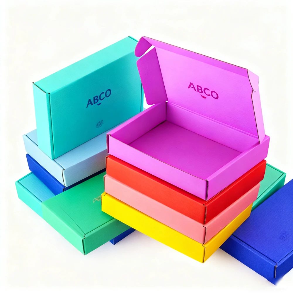 Courier Mailing Boxes Corrugated Paper For Clothing Shoes Cosmetics Different