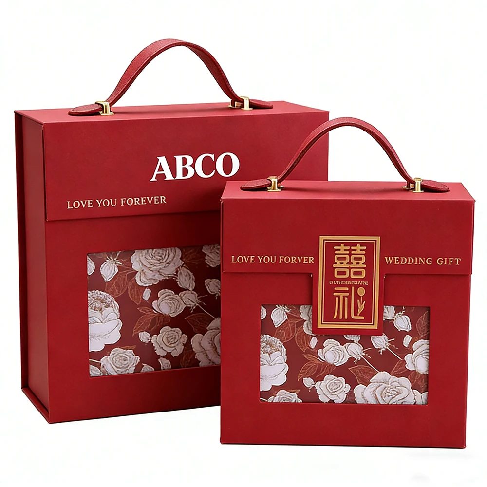Flap Boxes Premium Handbag Pack Camellia Accompaniment UV 2mm Gift