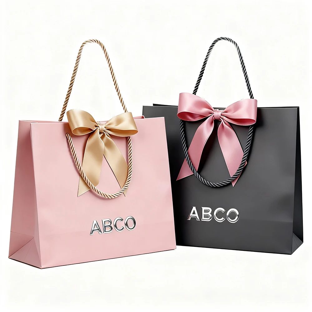 Custom Luxury Multi-colour Kraft Tote Bag