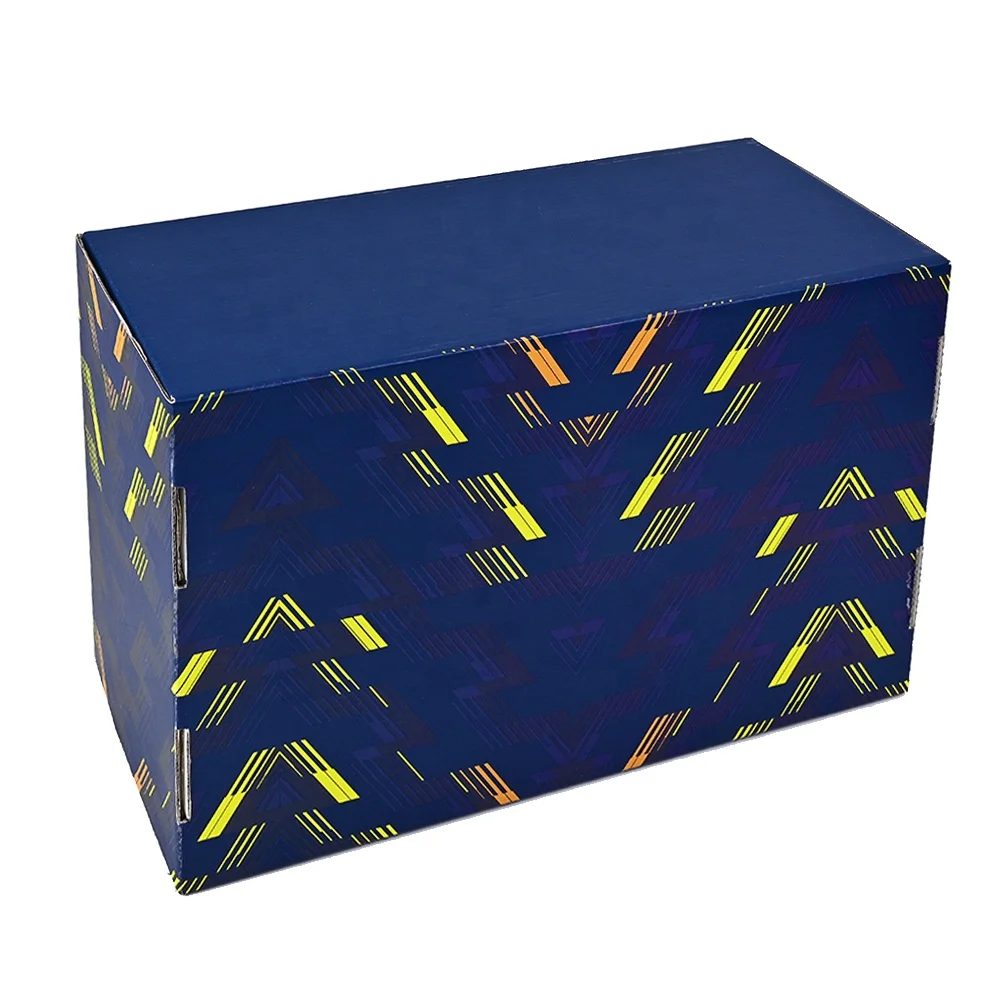 Corrugated Paper Boxes Multi-coloured Logos Available Sizes For Mailing Clothing