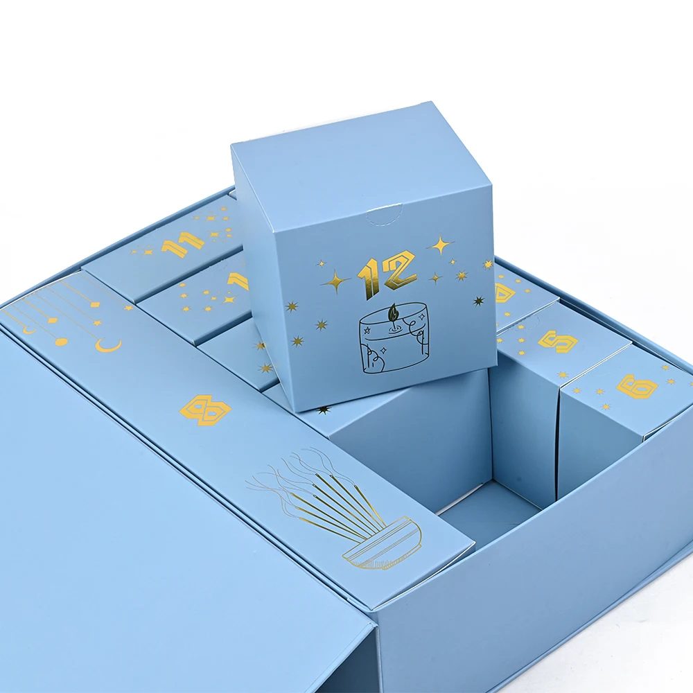Paper Boxes UV Folding Calendar Advent Box