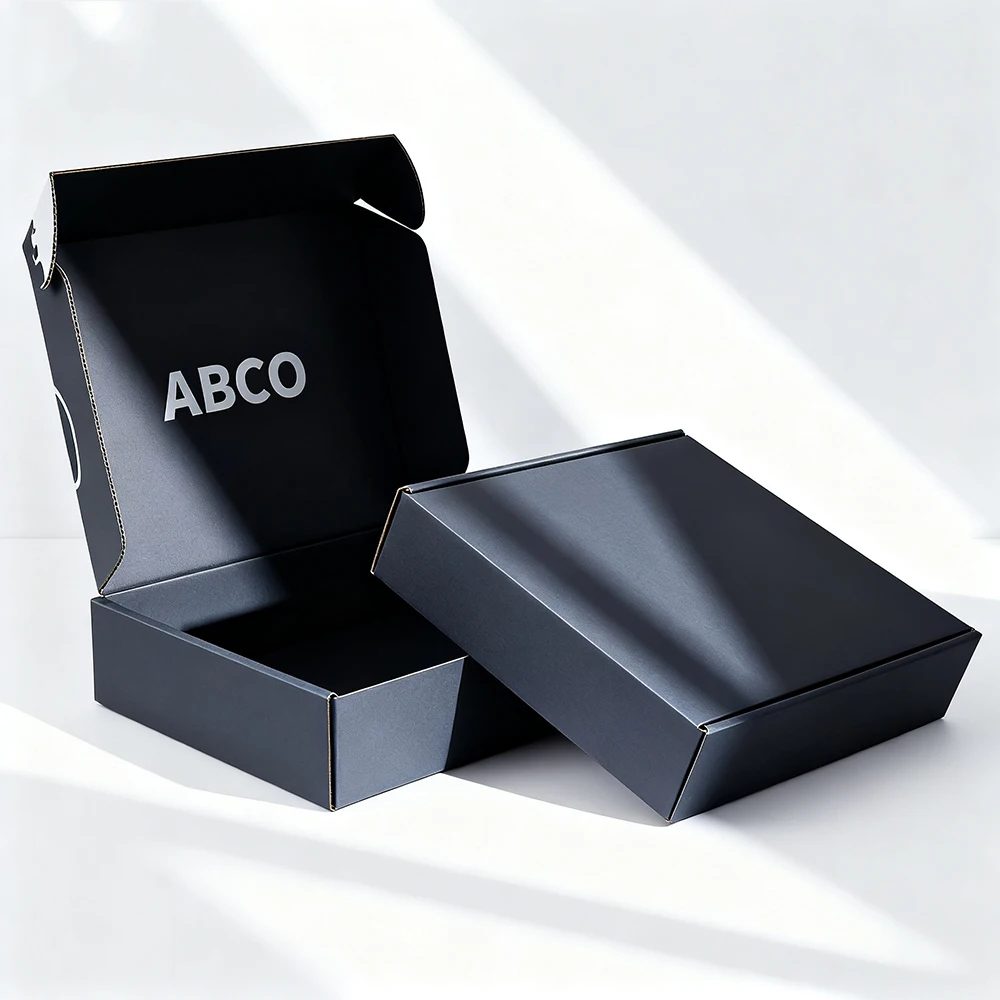 Corrugated Cardboard Boxes Embossing Express Shipping Containers For Parcel Transportation