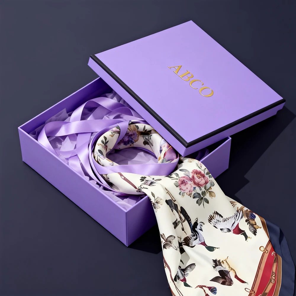 Luxury Silk Scarf Box