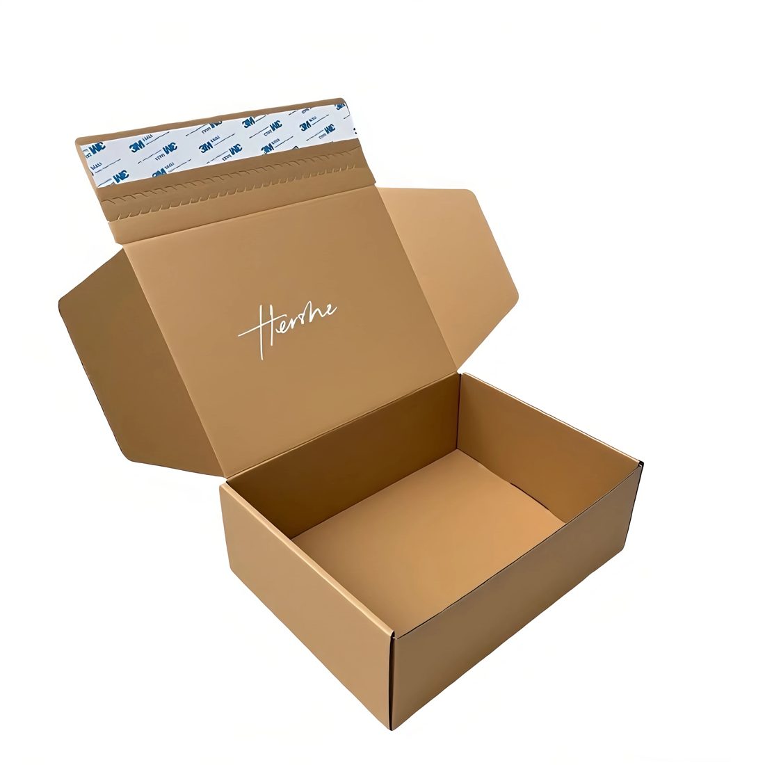 High-end 3mm Corrugated Kraft Paper Shipping Zipper Box
