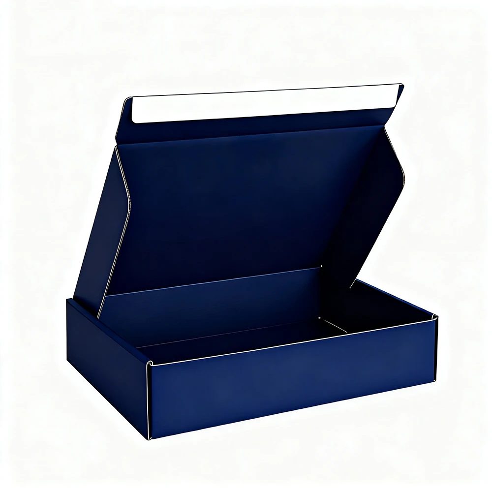 Custom Black Tear Off Strip Zipper Box