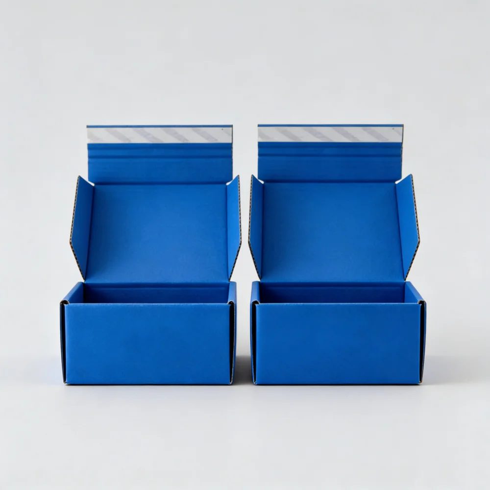 Custom Recycled Corrugated Cardboard Zipper Box
