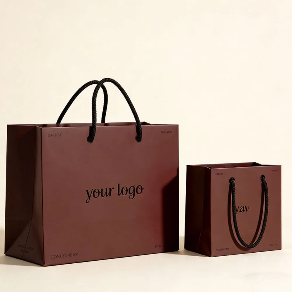 Custom Brown Kraft Paper Bag
