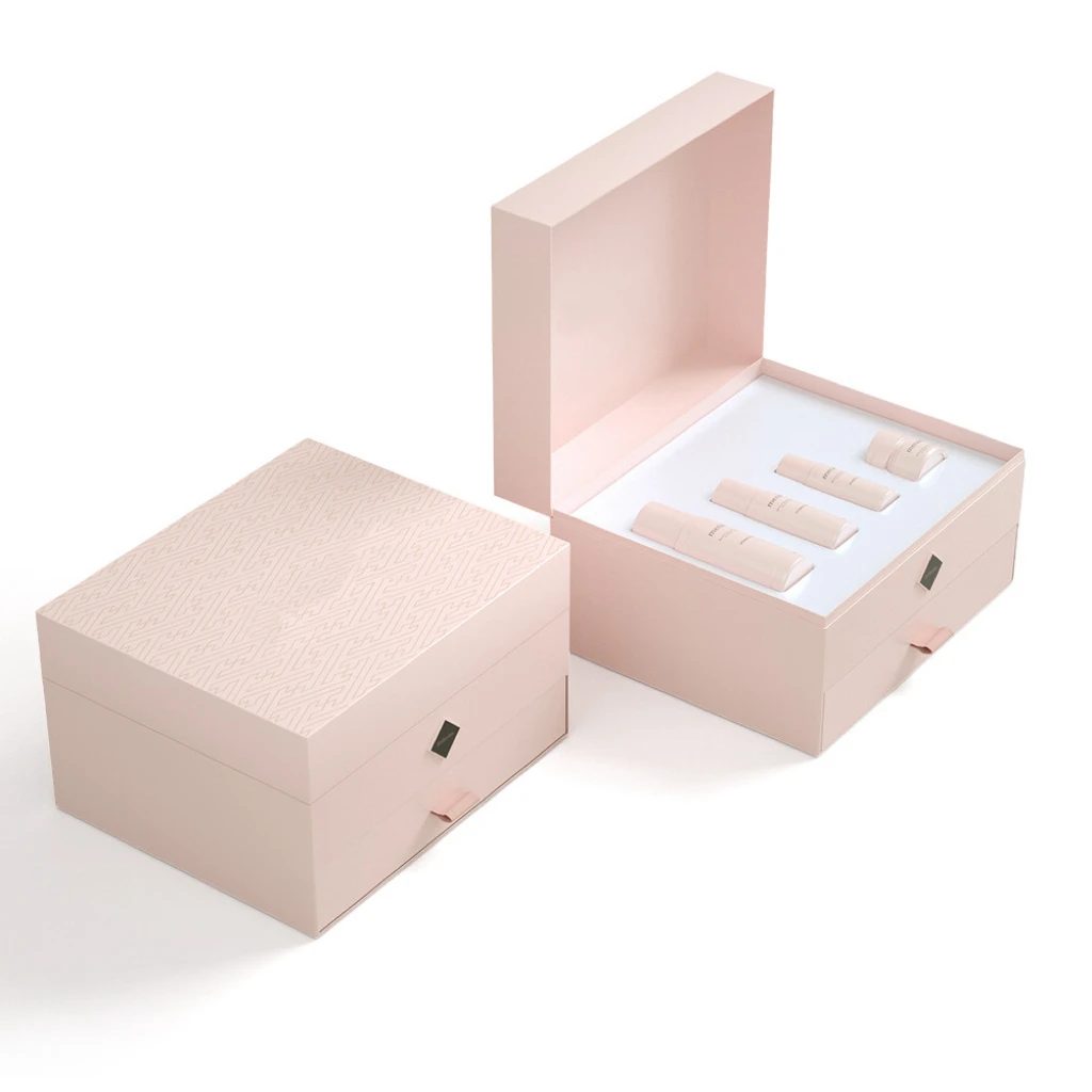 Custom Gift Box With Embossed Finish Small Size And Sponge