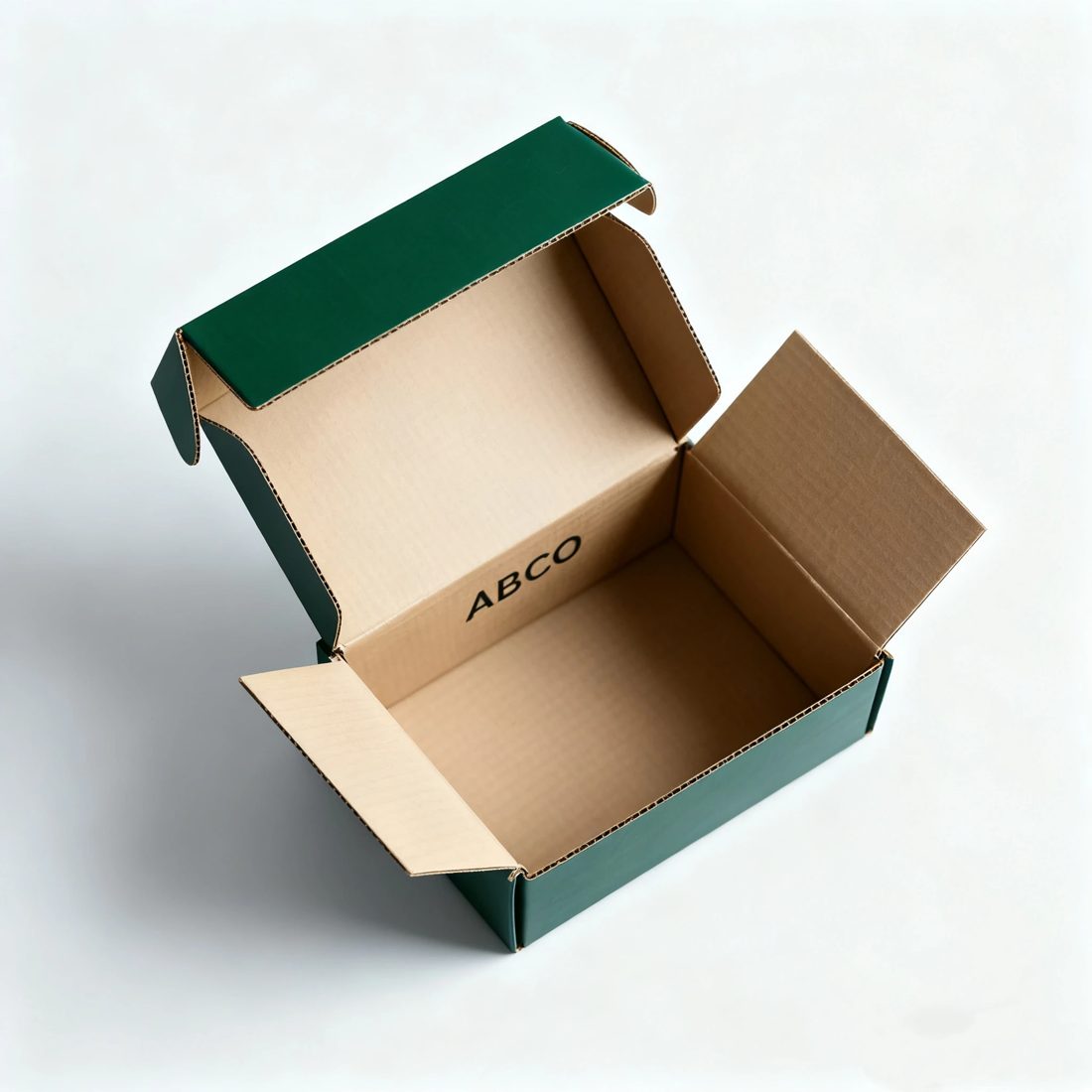 Custom Logo Corrugated Self-erecting Cosmetic Clothing Packaging Boxes