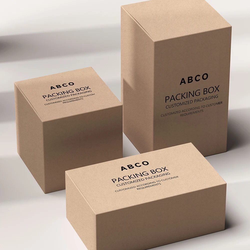 Logo Folding Kraft Paper Cosmetic Boxes For Packaging