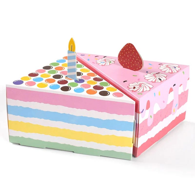 In Pack Pink Cute Cake Shaped Birthday Christmas Party Candy