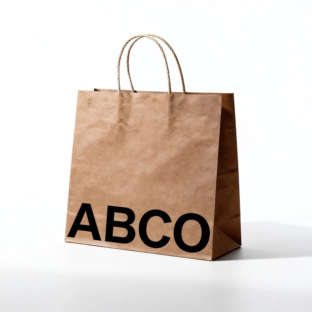 Custom Printed Kraft Paper Bag