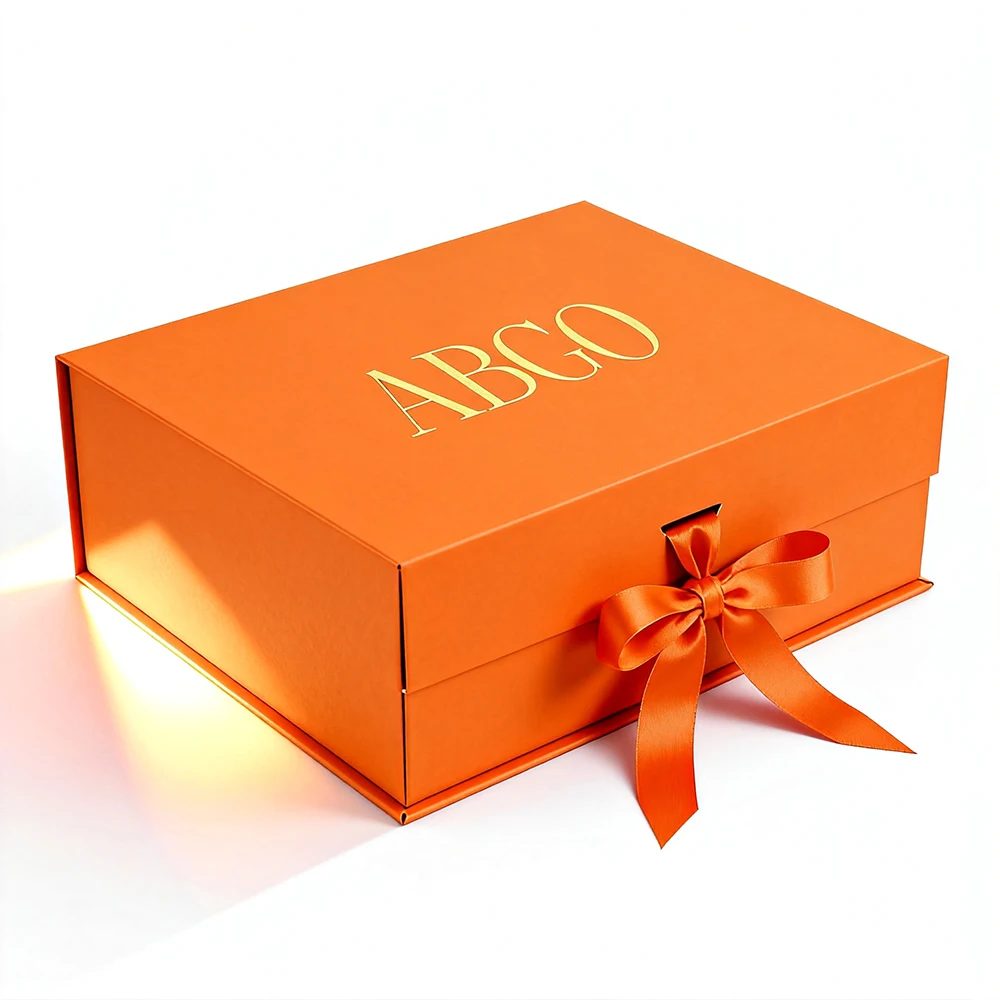 Custom Logo Luxury Magnetic Closure Rigid Cardboard Box