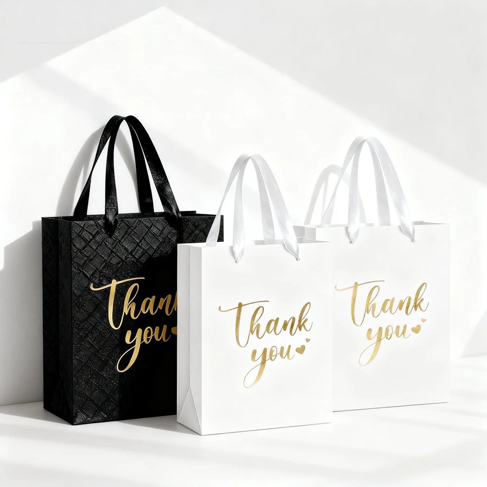 Custom Classic 'thank You' Paperboard Gift Bags