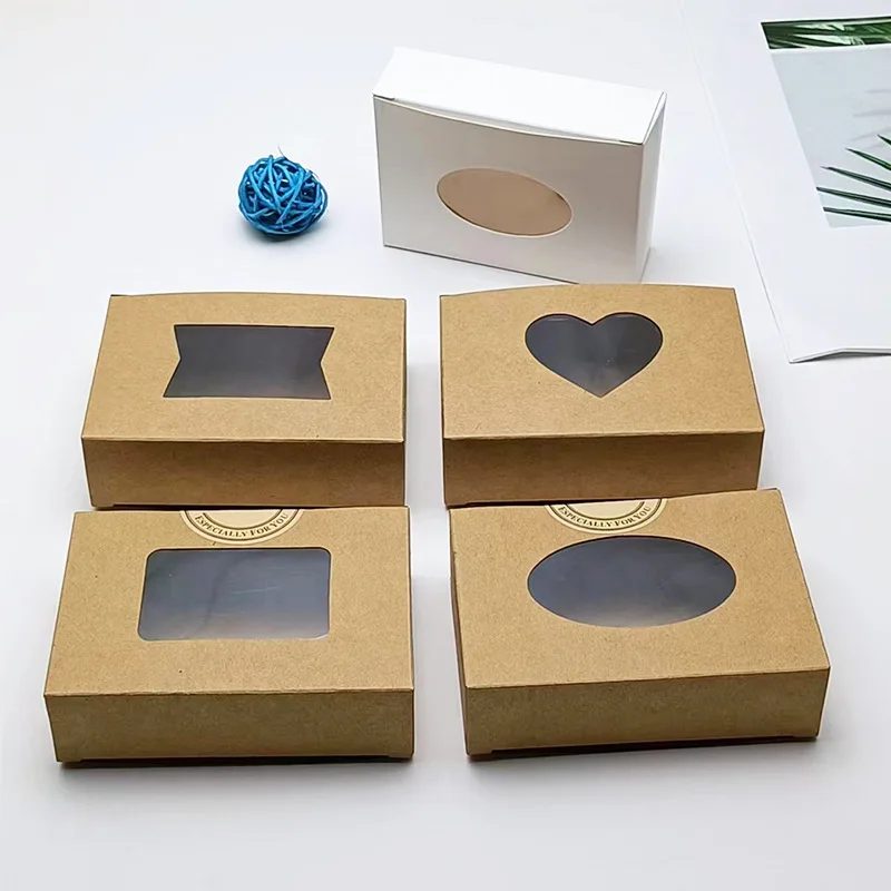 Ready To Ship Craft Soap Box With Clear Window Box