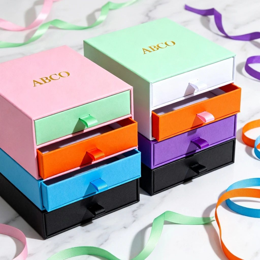 Portable Recycled Materials Jewelry Box