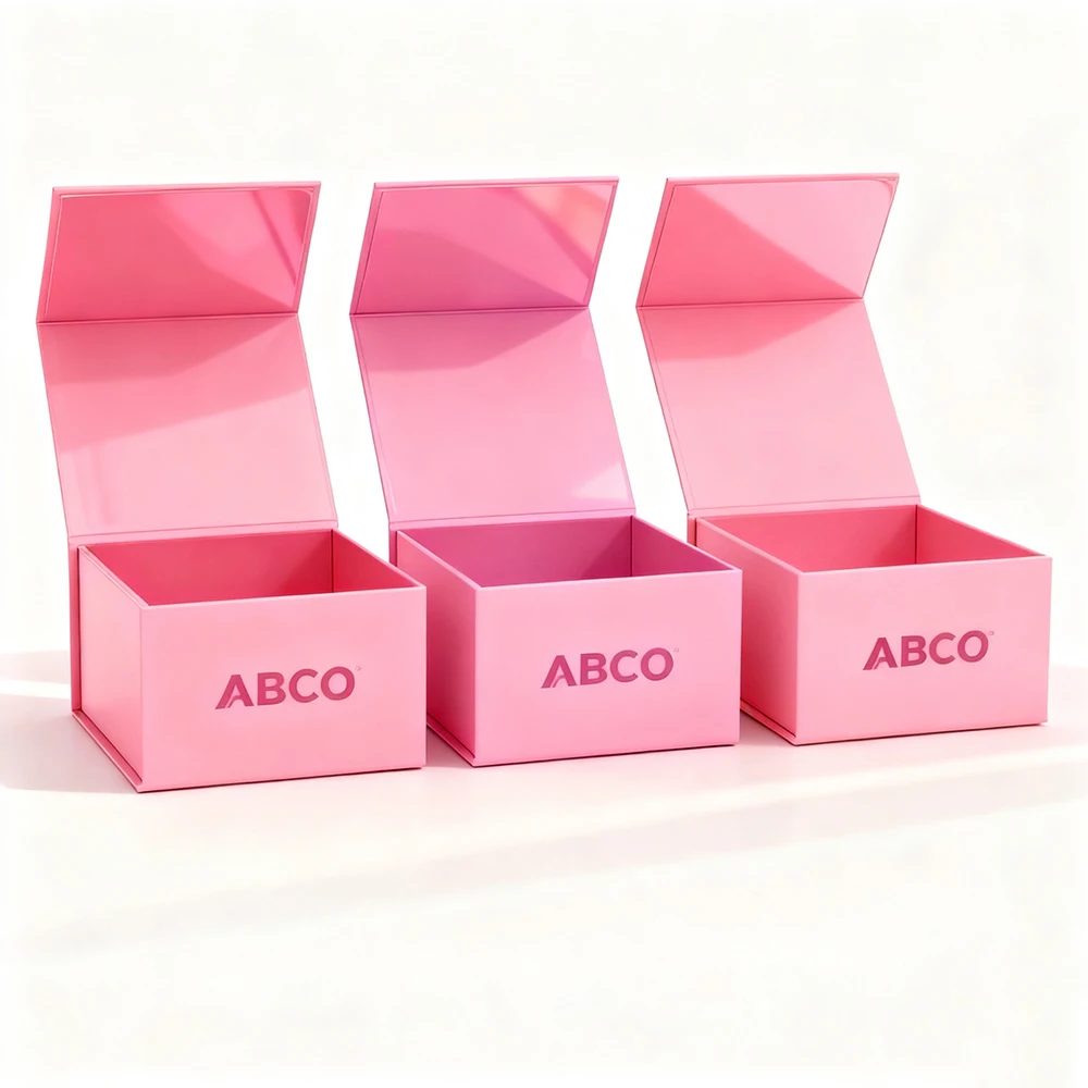 Custom Luxury Cardboard Magnetic Self-erecting Gift Packaging Box