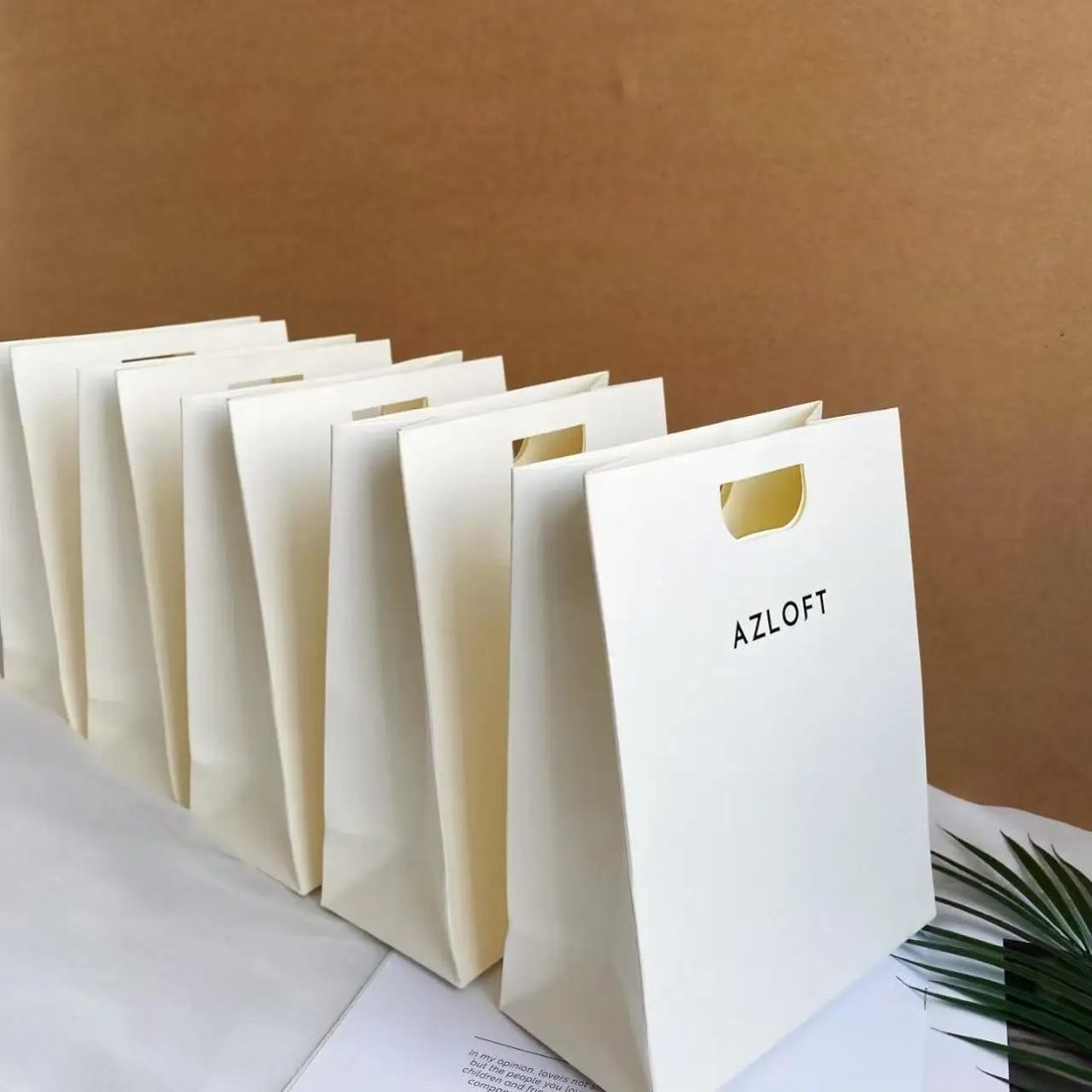 Europe Shopping Clothing Bag Packaging Luxury Gift Paper Bags