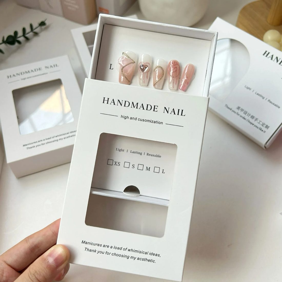 All Custom Empty Nail Care Box