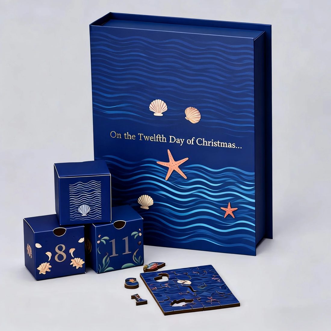 Custom Gift 24 Day Countdown Cosmetics Beauty Advent Calendar Box
