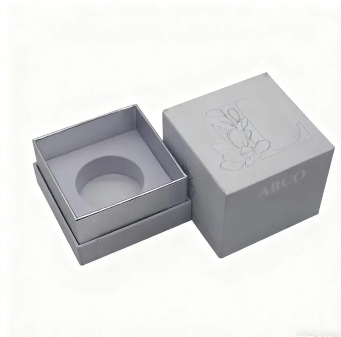 Custom Luxury Empty Rigid Paper Candle Jar Box