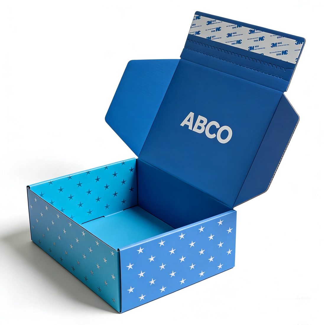 Custom Logo Corrugated Paper Boxes Kraft Foldable Zipper Box
