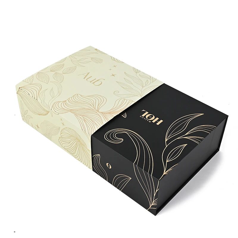 Custom-designed Luxury Folding Gift Box Elegant Cardboard Packaging
