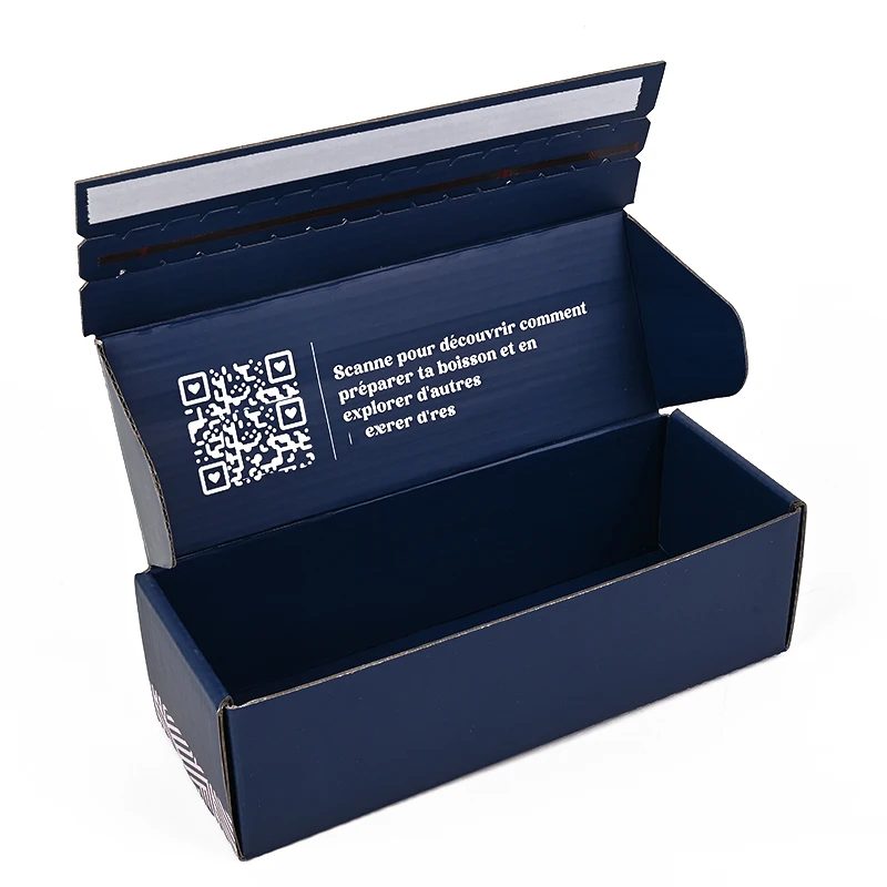 Custom Logo Printed Corrugated Paper Kraft Shipping Boxes
