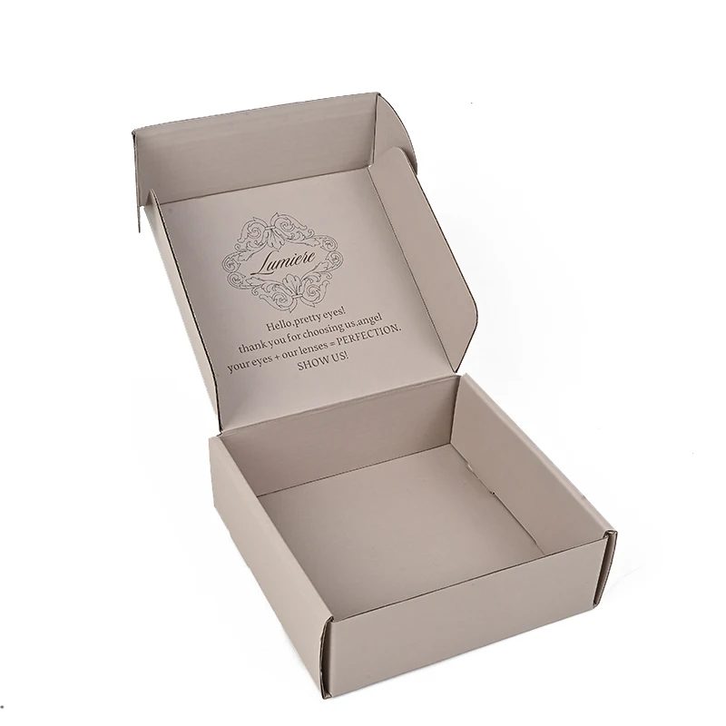 Luxury Recycled Empty Shipping Box Logo Paper Gift Box