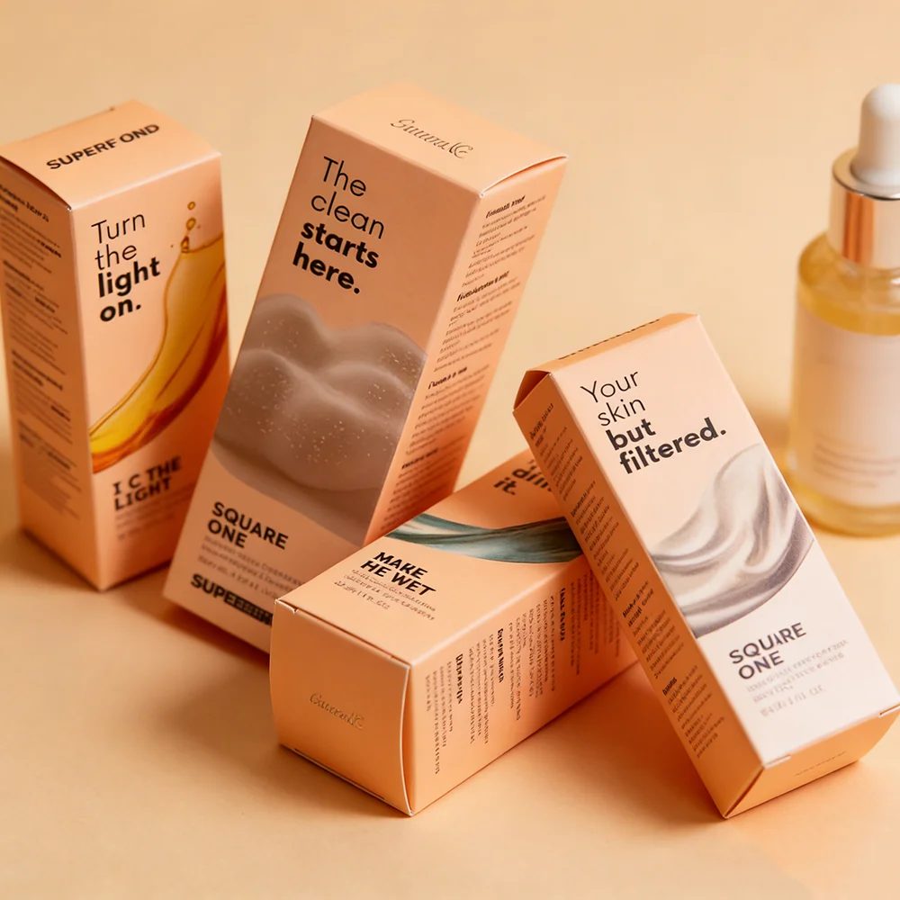 Cosmetic Paper Box Folding Packaging