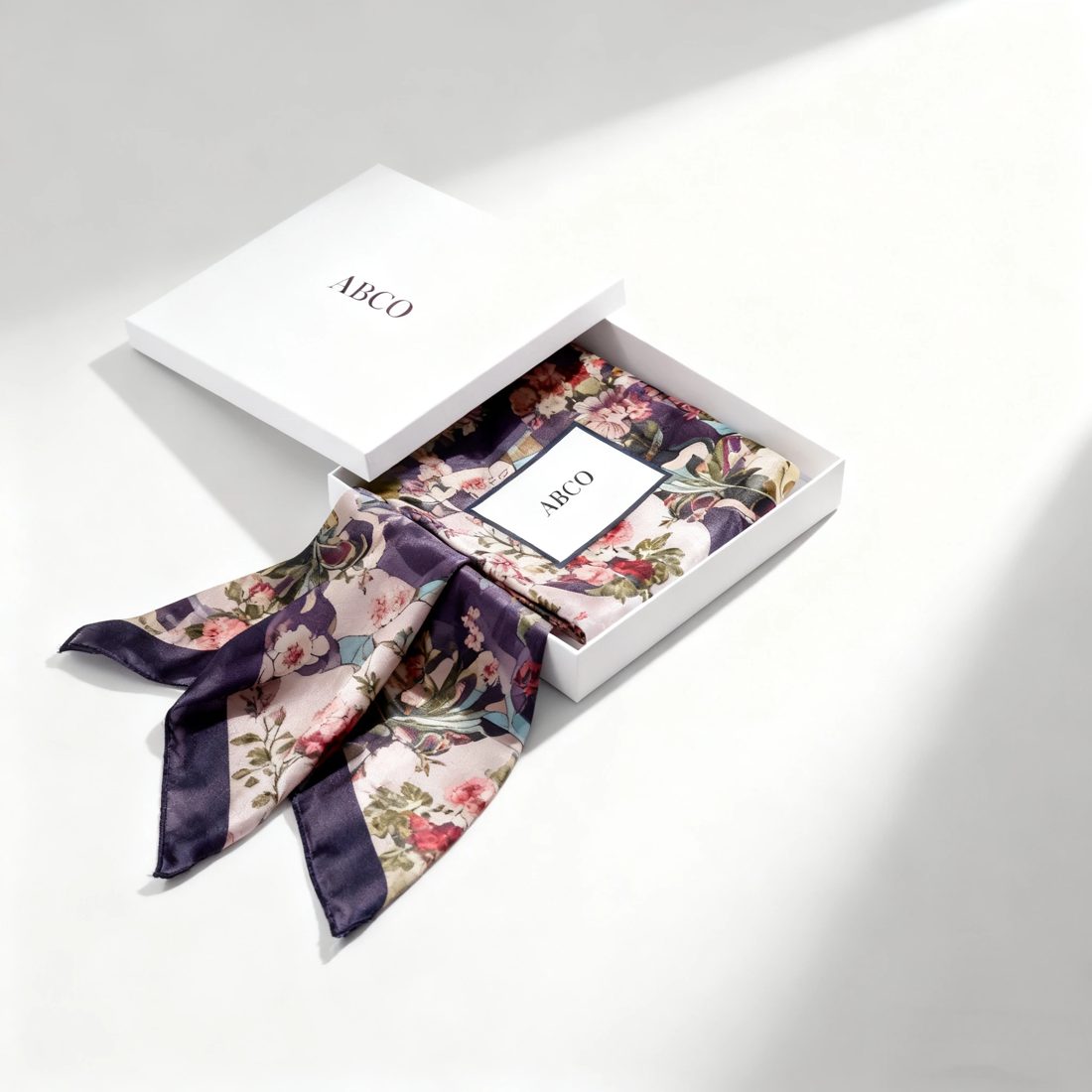 Custom Printed Muslim Women Scarf Shawl Packaging Box