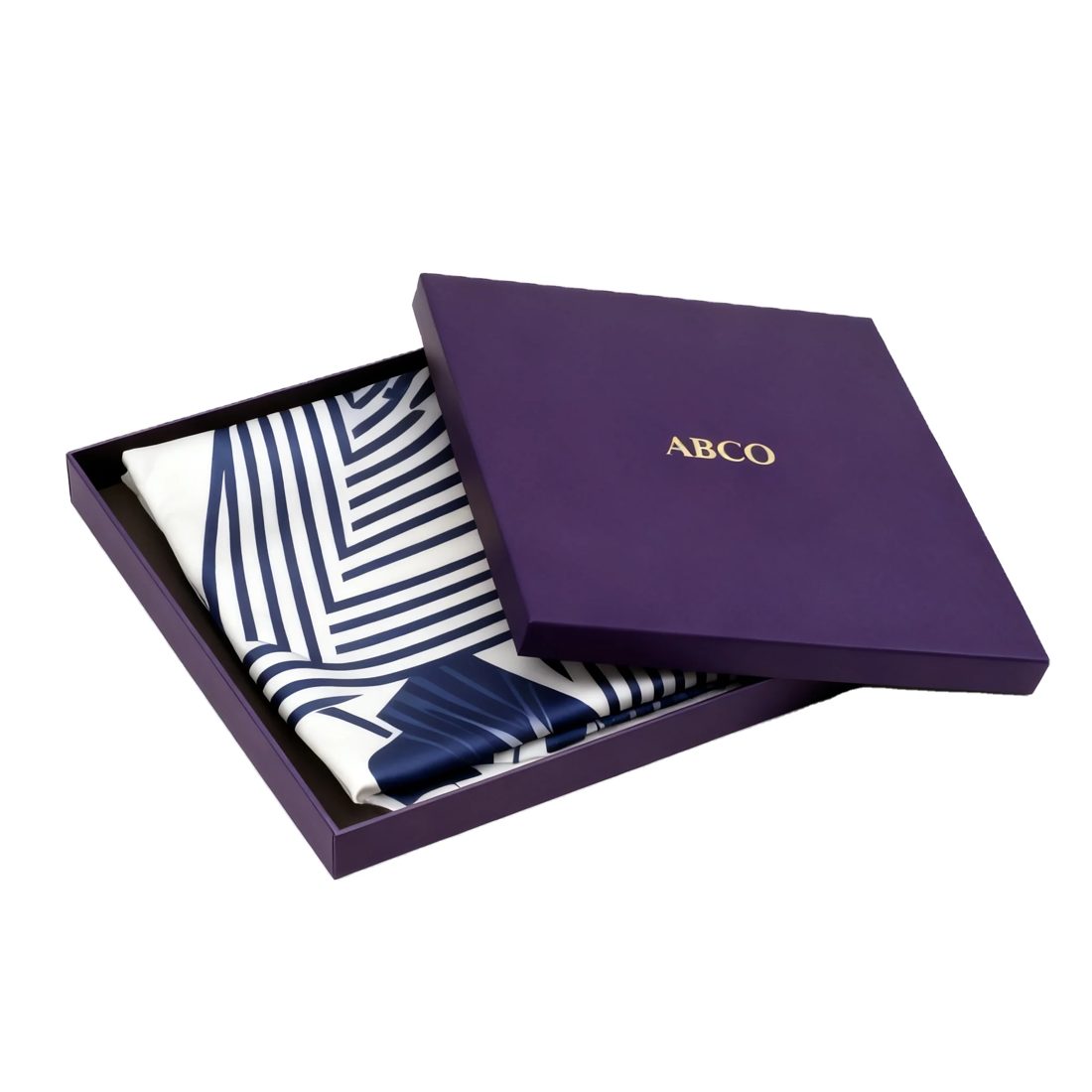 Luxury Custom Gold Foil 4c Printed Rigid Jewelry Gift Box