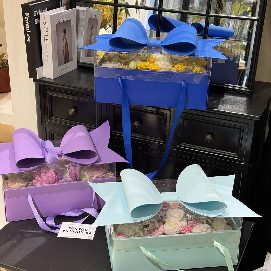 Valentine's Day Flower Cake Box