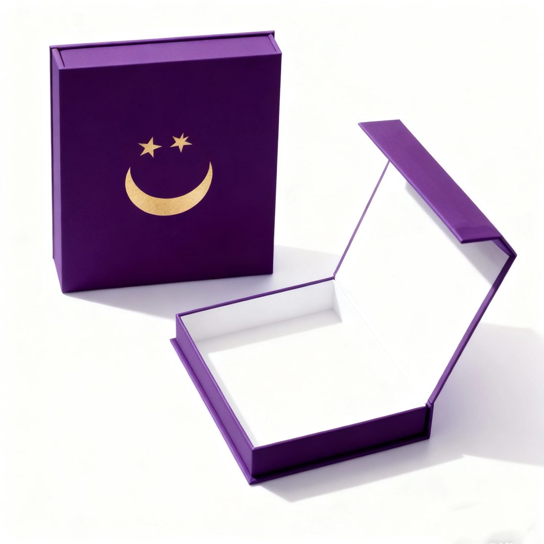 Custom Printed Premium Scatola Luxury Rigid Hard Paperboard Magnetic Closure