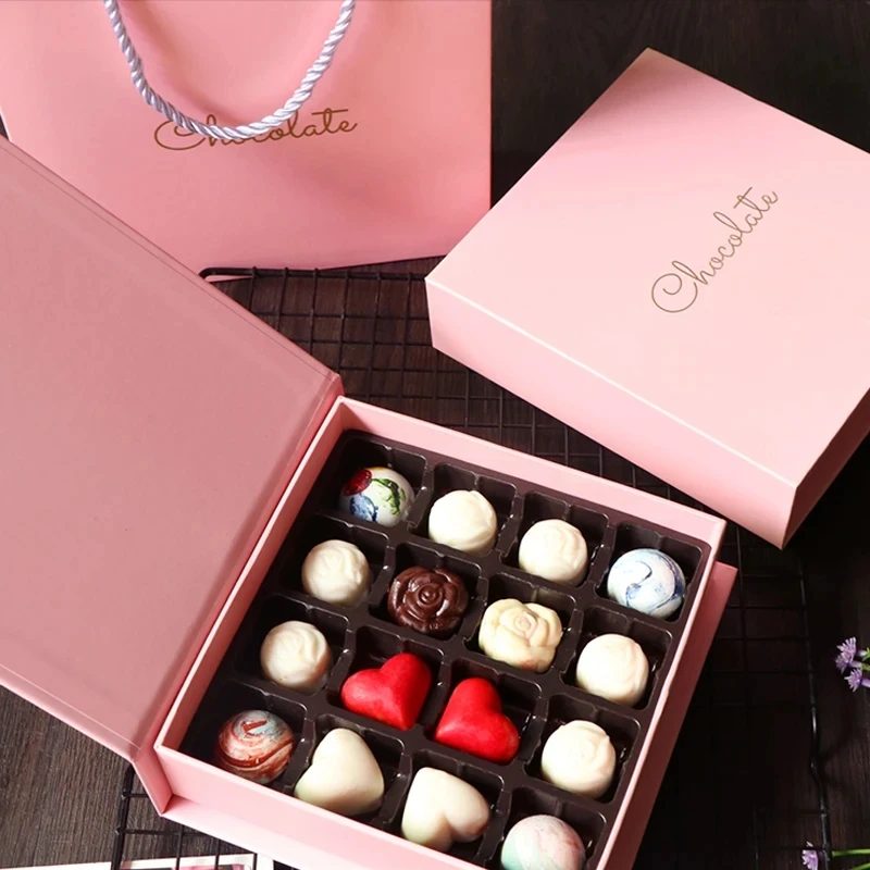 Magnetic Chocolate Boxes Custom Logo Luxury Cardboard Box