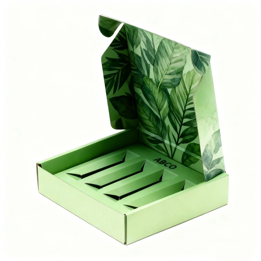 Luxury Recycled Kraft Corrugated Cardboard Gift Mailer Shipping Box