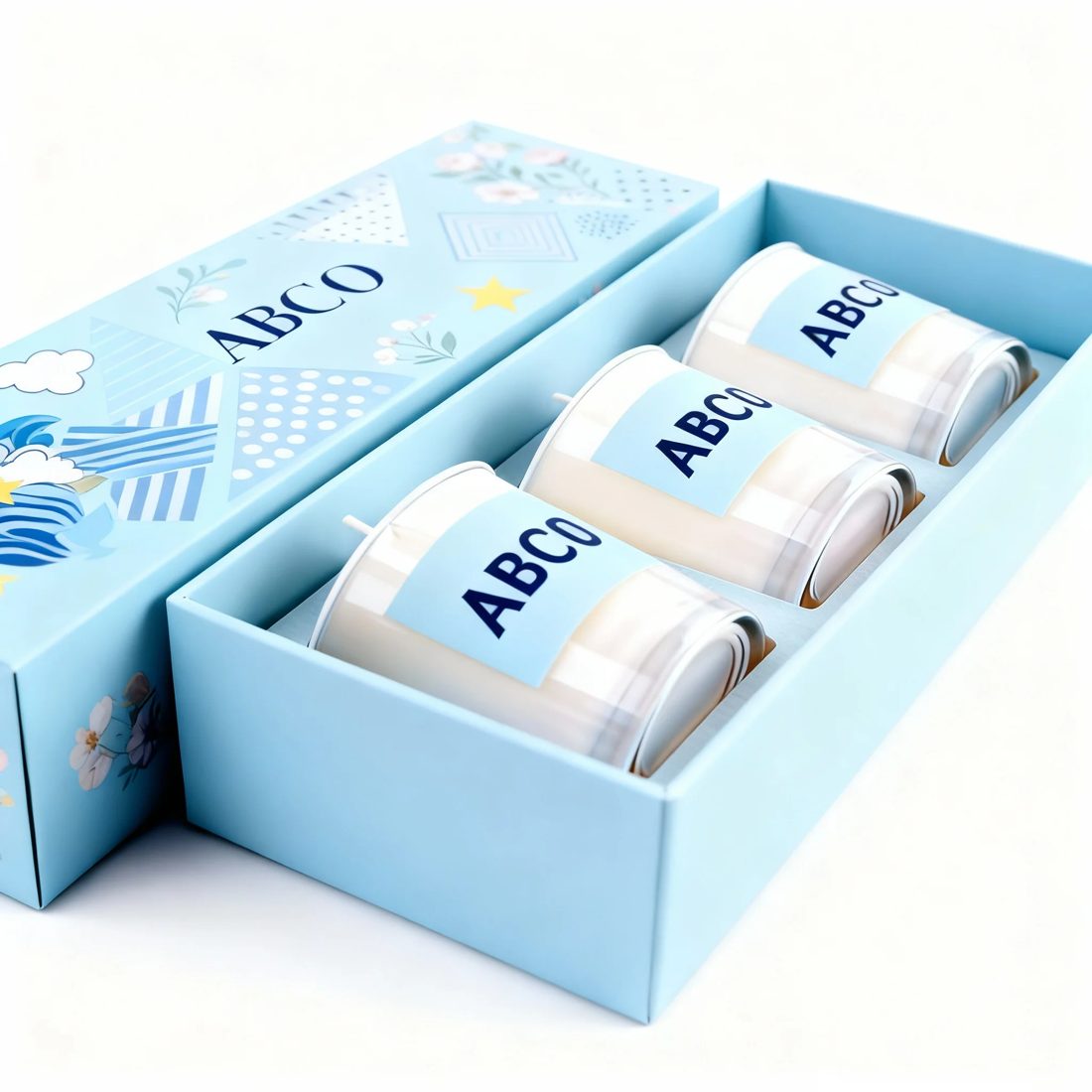 Custom Printed Self Erecting 4c Paperboard Cosmetic Packaging Box