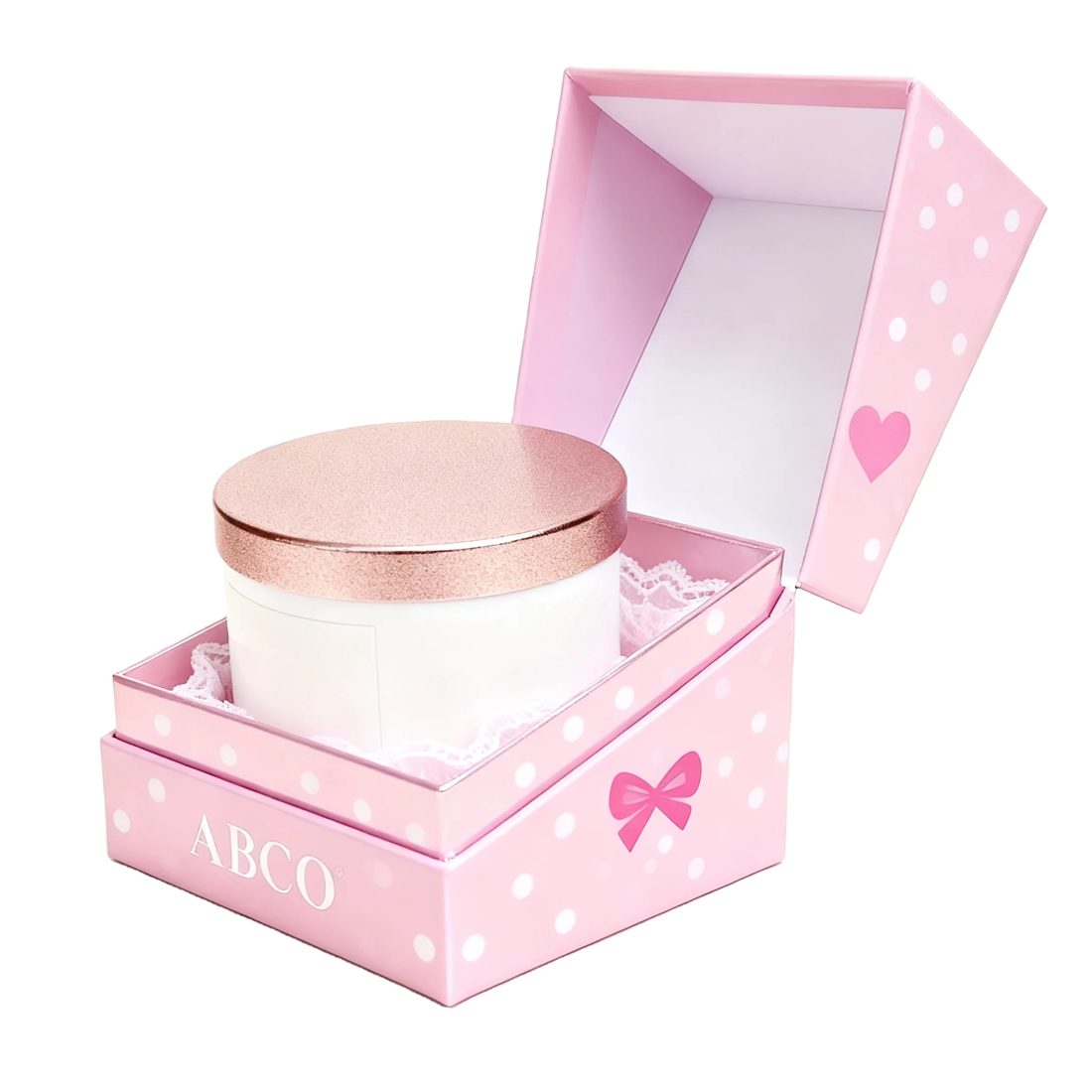 Custom Gold Foil Rigid Candle Box