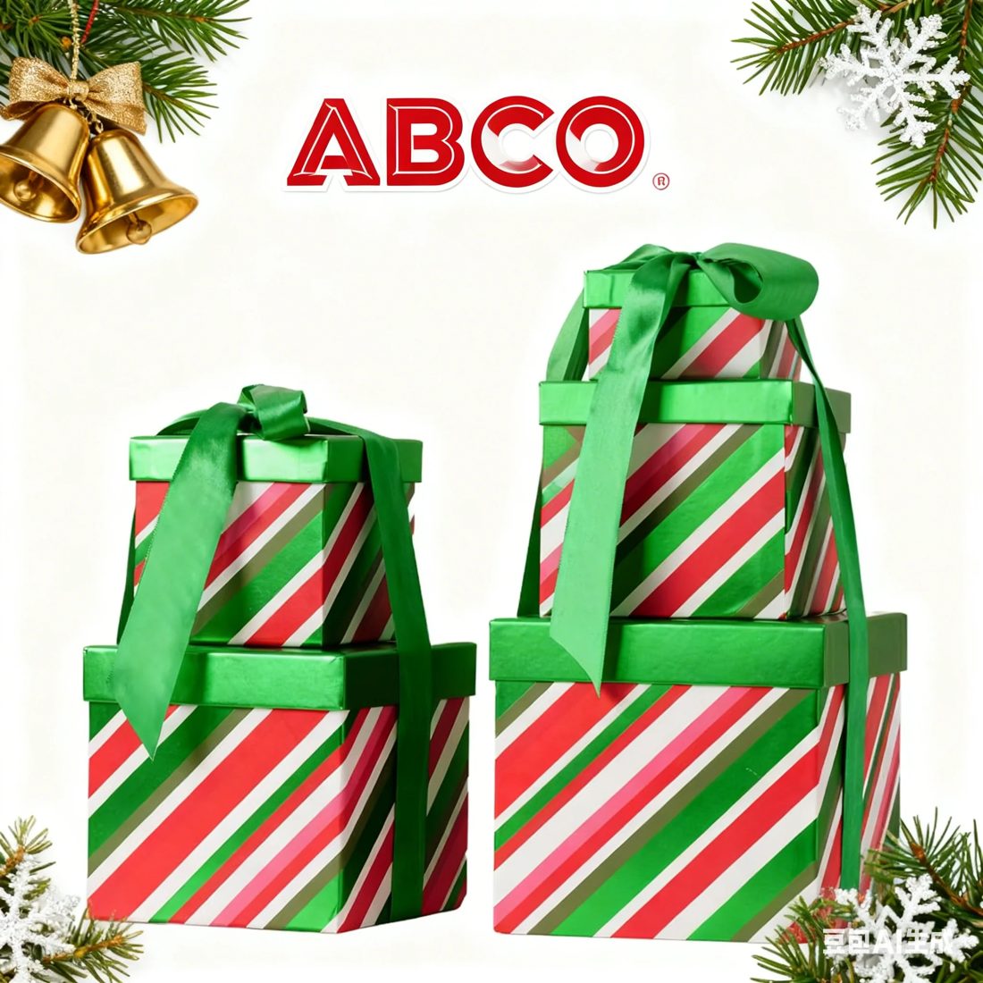 Christmas Gift Boxes With Lid, Box Set,square Stackable, Paper Box
