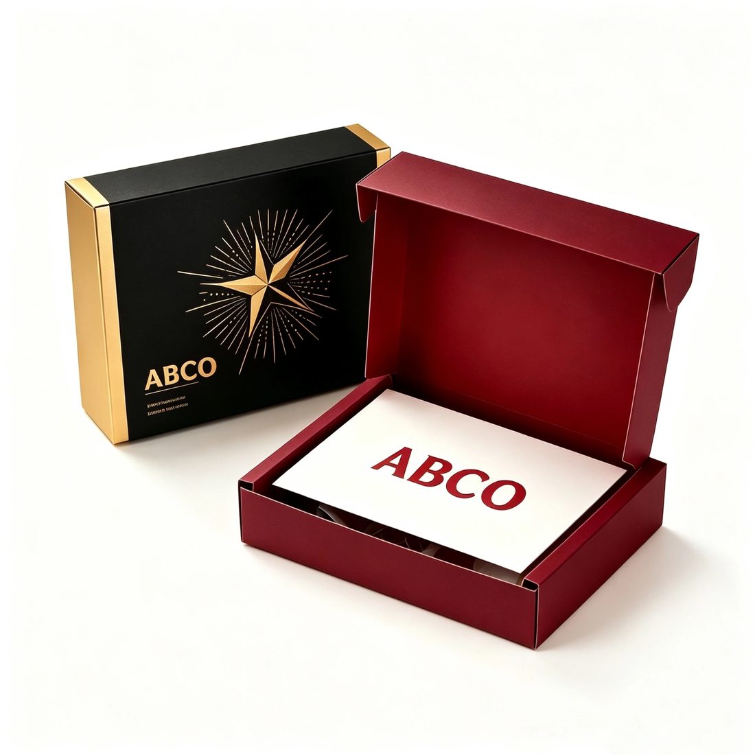 Custom Paper Gift Boxes Self Erecting Rectangle Packaging