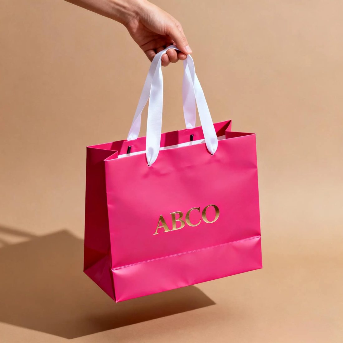 Cosmetics Clothes Pink Packaging Paper Bag