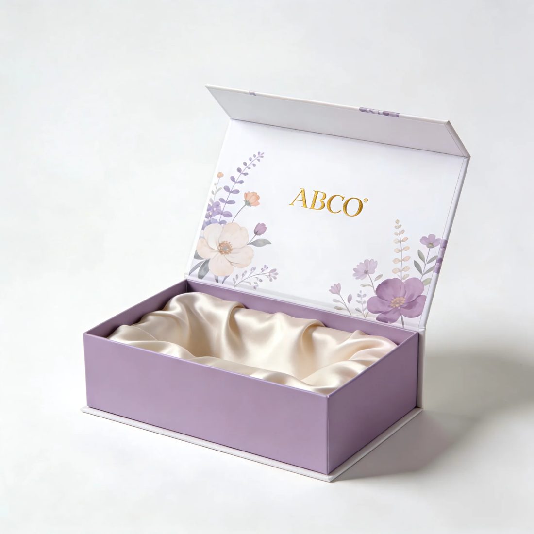 Hign Quality Luxury Black Rigid Paperboard Folding Magnetic Box