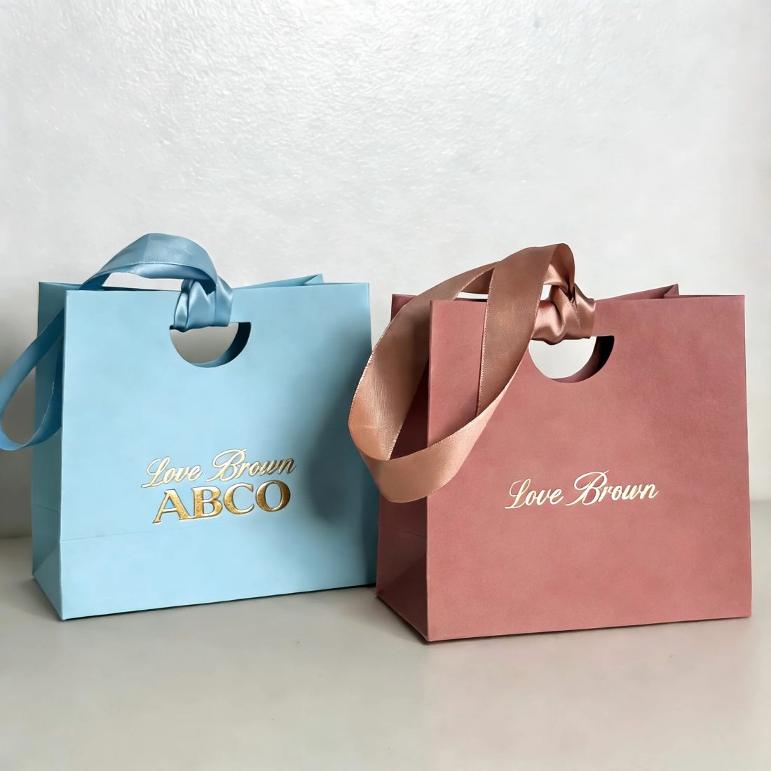 Cardboard White Paper Shopping Bags