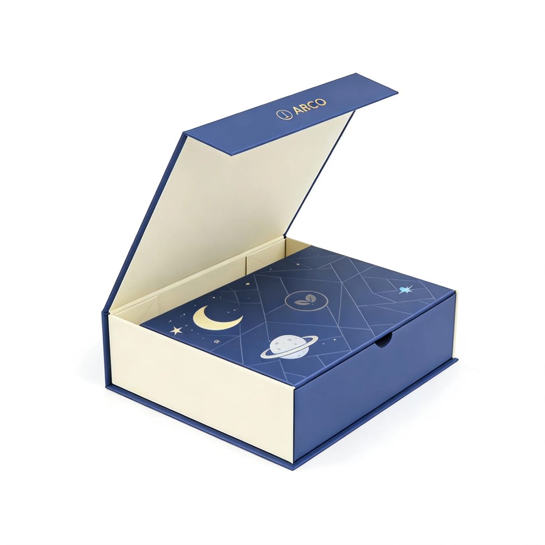 Custom Book Shaped Paperboard Folding Packaging Box